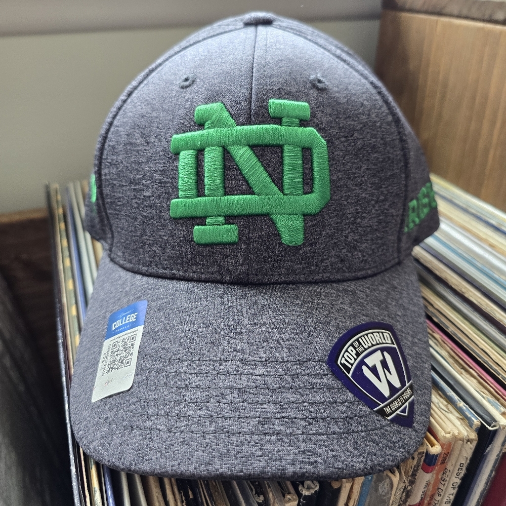 Top or the world Notre Dame hat